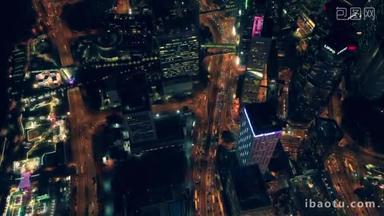 香港中区城市夜景, 电影颜色分级  